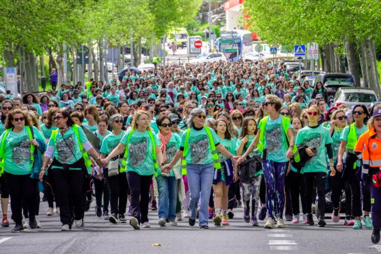 Una marcha multitudinaria marcada por las ‘Emociones’ 1 El buen ambiente y la sororidad marcaron la jornada./HÉCTOR CRIADO
