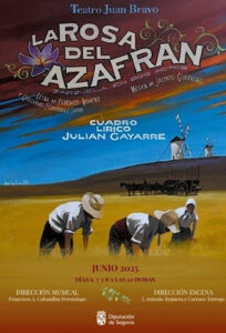 Cartel de la actual representación que tendrá lugar en junio en Segovia.