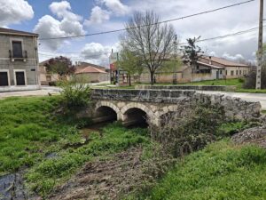 La pequeña población de Bercimuel está bañada por dos arroyos.