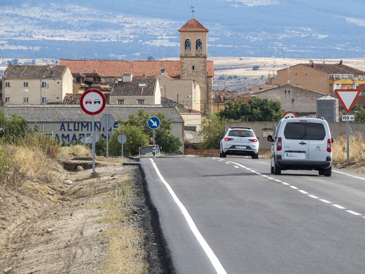 Entrada a Zamarramala. / KAMARERO