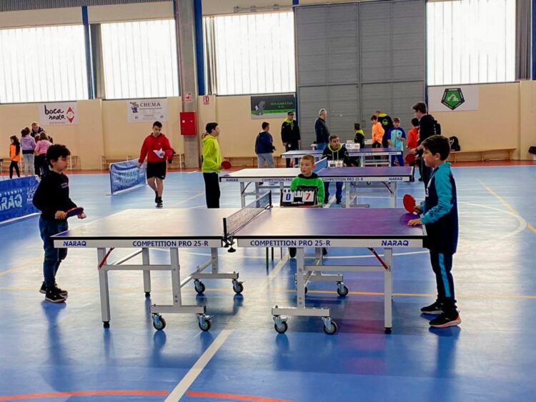El deporte escolar inunda Segovia este fin de semana 1 El pabellón Pedro Delgado albergará el tenis de mesa.
