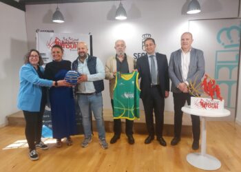 Presentación del 3x3 Street Basket Tour en Segovia.