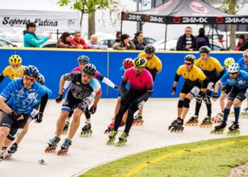 Evento de patinaje en la provincia de Segovia.