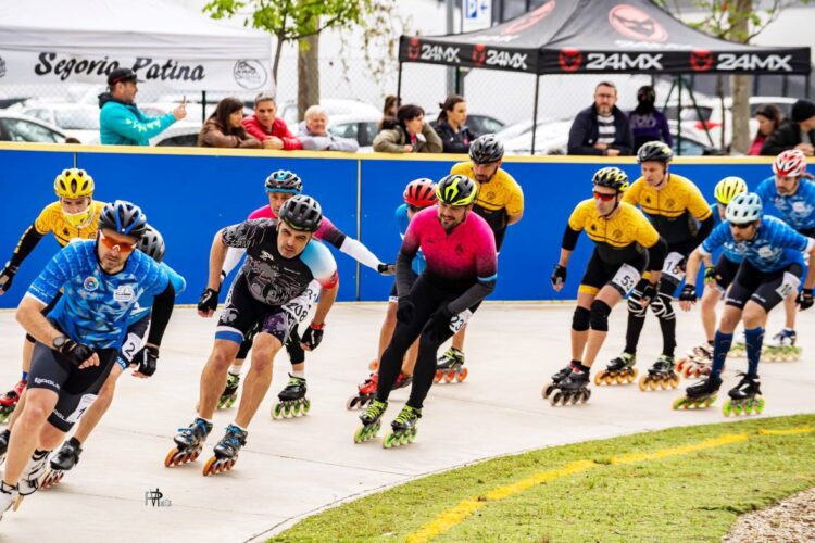Abades, epicentro del patinaje 1 Evento de patinaje en la provincia de Segovia.