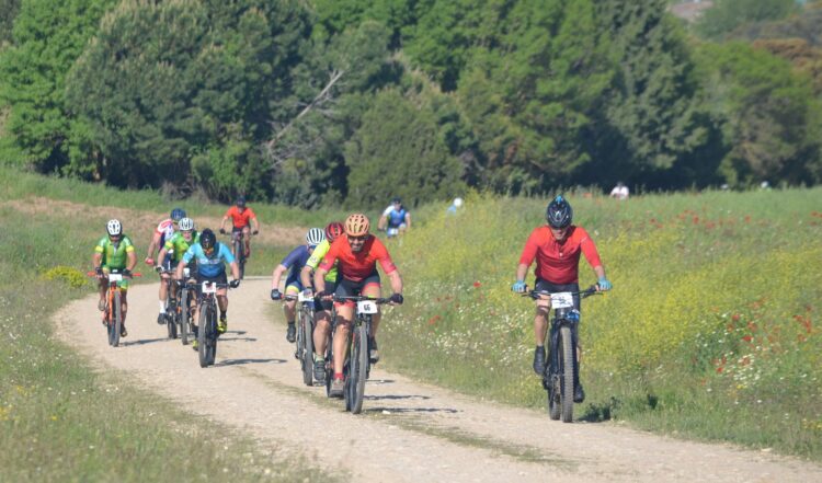 Momento de la XIX Marcha del Toro BTT.