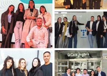 Los cinco equipos que participaron en ING, Campofrío, Telefónica, Repsol y El Corte Inglés. / Facultad CC.SS.