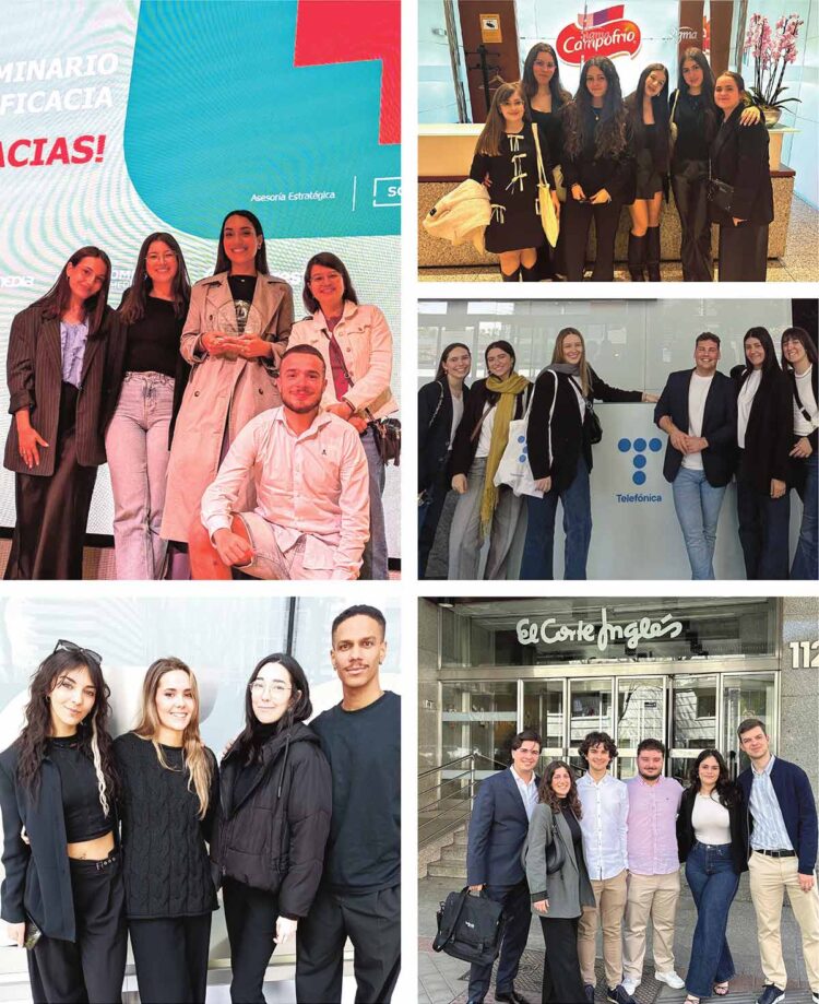 Los cinco equipos que participaron en ING, Campofrío, Telefónica, Repsol y El Corte Inglés. / Facultad CC.SS.
