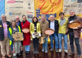 Momento de la entrega de premios./DIPUTACIÓN DE SEGOVIA