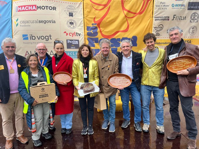 Sepúlveda celebra su tercer 'Maratón más corto del mundo' 1 Momento de la entrega de premios./DIPUTACIÓN DE SEGOVIA