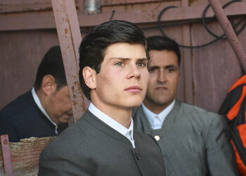 El novillero Jorge Oliva, de la Escuela Taurina Provincial de Segovia. / A.M.