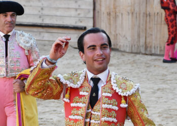 Joselito de Córdoba, durante una novillada en Pedraza. / A.M.