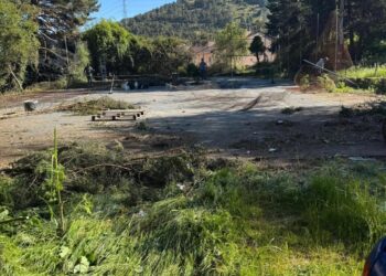 Vista del inicio de las obras / AYTO. EL ESPINAR