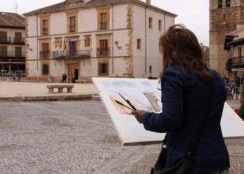 Certamen Internacional de Pintura Rápida ‘Villa de Riaza’ en ediciones anteriores / E.A.
