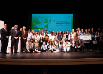 Gala de entrega de los Premios 'Valores Democráticos', en el Teatro 'Juan Bravo' de Segovia. / HÉCTOR CRIADO