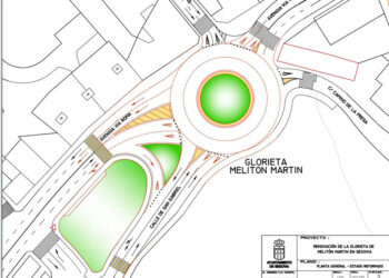 Proyecto de la glorieta de Melitón Martín. / AYUNTAMIENTO DE SEGOVIA