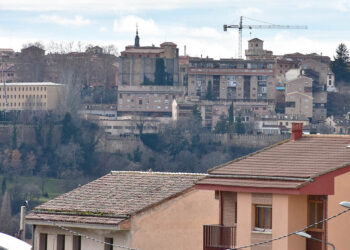 Recinto amurallado, desde el barrio de San Lorenzo. / A.M.