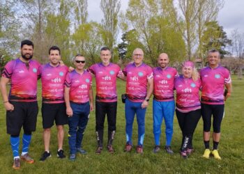 La delegación del club segoviano durante su participación en Soria./CLUB ORIENTACIÓN SEGOVIA