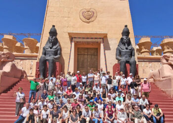 Participantes en la visita a Marruecos imperial.
