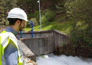Primer escalón del vaciado de la presa / CHD