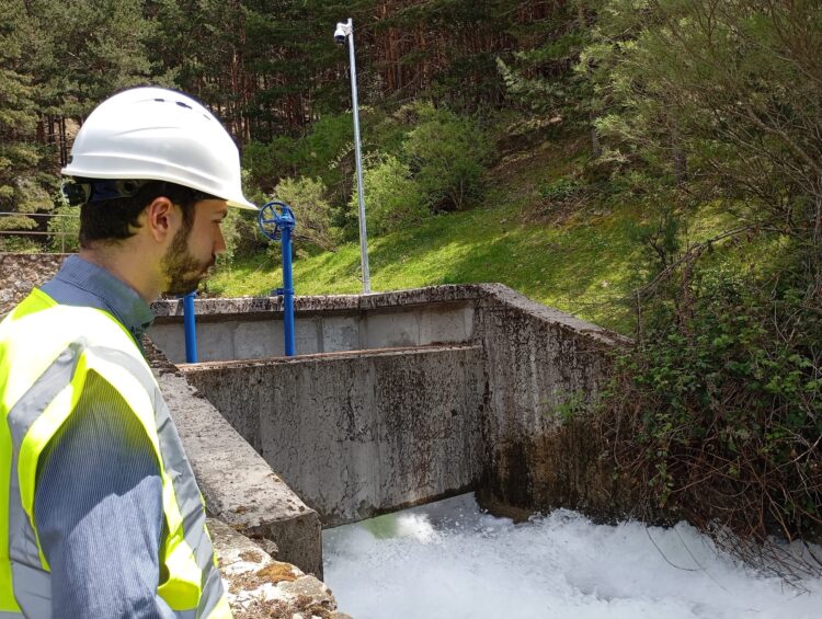 Primer escalón del vaciado de la presa / CHD
