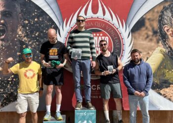 Podio de la carrera de 8Km de la Riaza Trail by Farinato./AYTO. RIAZA