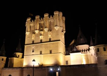 Imagen nocturna del Alcázar. /PATRONATO DEL ALCÁZAR