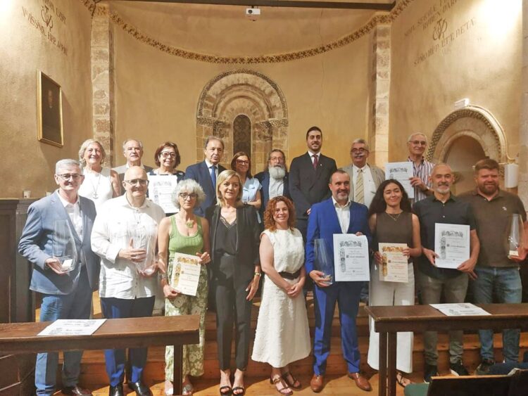 Foto de familia con todos los premiados de este año.