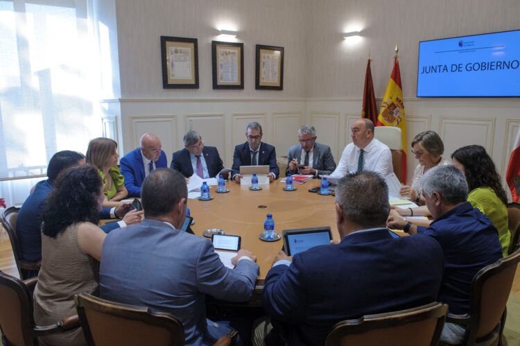 Última Junta de Gobierno de la Diputación de Segovia.