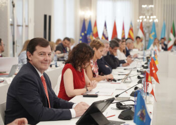 Fernández Mañueco participa en la XXVIII Conferencia de Presidentes Autonómicos. / Rubén Cacho