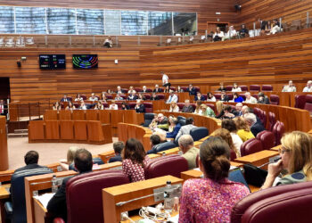 Segunda sesión de Pleno en las Cortes de Castilla y León. / Miriam Chacón