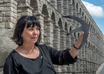 Gloria Molina lleva años haciendo divulgación sobre los vencejos/KAMARERO