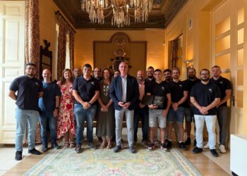 Recepción al BigMat Tabanera Lobos en el Ayuntamiento.