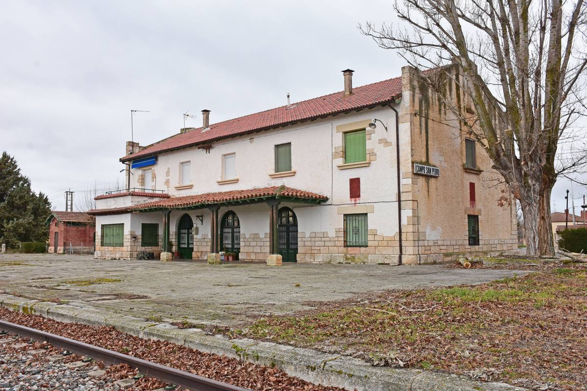 Estación de tren de Campo de San Pedro. Alejandro Martín.