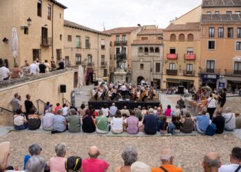 Momento de la actuación./HÉCTOR CRIADO