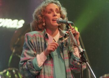 Milagros Olmos en las Noches de Radio 3 en 1986 / PACO MANZANO