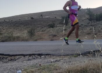 Instantes del reto ‘Del 1K al 42K’ llevado a cabo por Rubén Rodríguez / RUBÉN RODRÍGUEZ