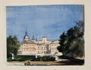 7 Vista del Palacio de La Granja Patio Herradura