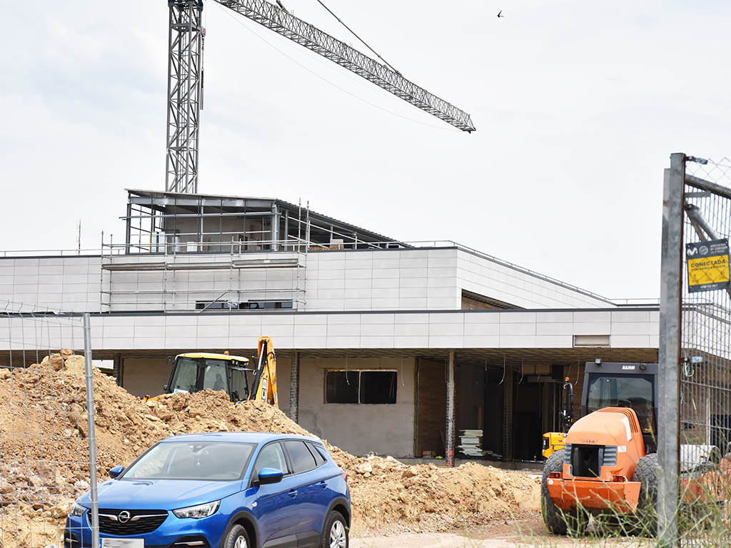 La Junta incrementa el Presupuesto para la provincia en un 35%, hasta los 103 millones 4 Obras del Centro de Salud ‘Segovia IV’, en el barrio de Nueva Segovia. / A.M.