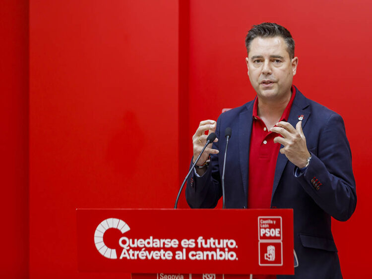 El secretario de Organización del PSCyL, Daniel de la Rosa. / NACHO VALVERDE - ICAL