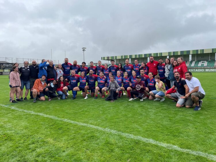 El BigMat Tabanera Lobos, durante el I Torneo de Rugby en las Ciudades Patrimonio de la Humanidad.
