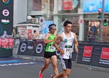 Rodrigo Santa Elena en el IV Gran Premio Madrid Marcha (FOTO: LAURA GARCÍA MUÑOZ).