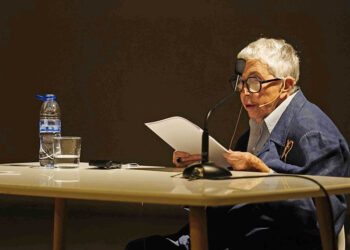 Dominica Contreras, durante la conferencia. / EL ADELANTADO