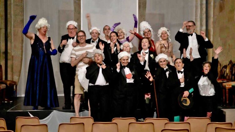 `El príncipe travestido y la falsa doncella´ 1 Elenco de la obra.