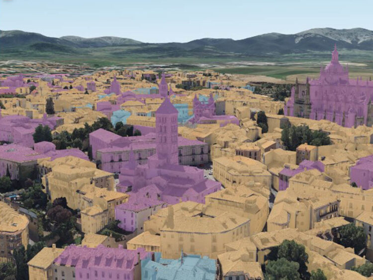 El Ayuntamiento pone en marcha una herramienta virtual de datos geográficos sobre Segovia 1 Gemelo Digital de Segovia.