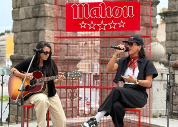 Marlena, durante la presentación del Vibra Fest Mahou.