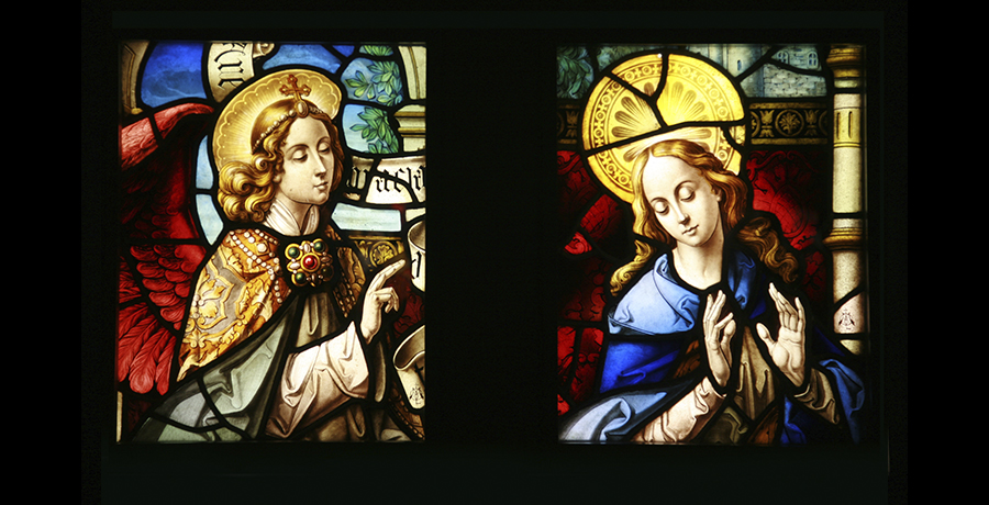 El Arte de la Vidriera 2 Vidriera que forma parte de la exposición Maumejean. / REAL FÁBRICA DE CRISTALES