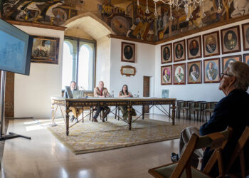 Presentación del libro 'La fortaleza del Alcázar de Segovia y sus elementos defensivos'. / HÉCTOR CRIADO