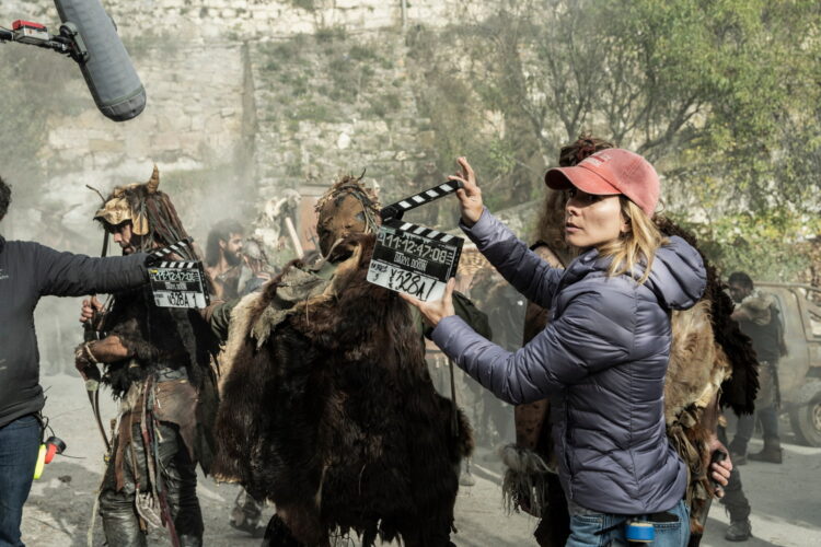 Instantes del rodaje de la serie estadounidense en Sepúlveda / AMC