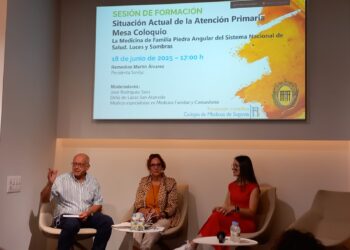 Momento del coloquio. /COLEGIO DE MÉDICOS DE SEGOVIA