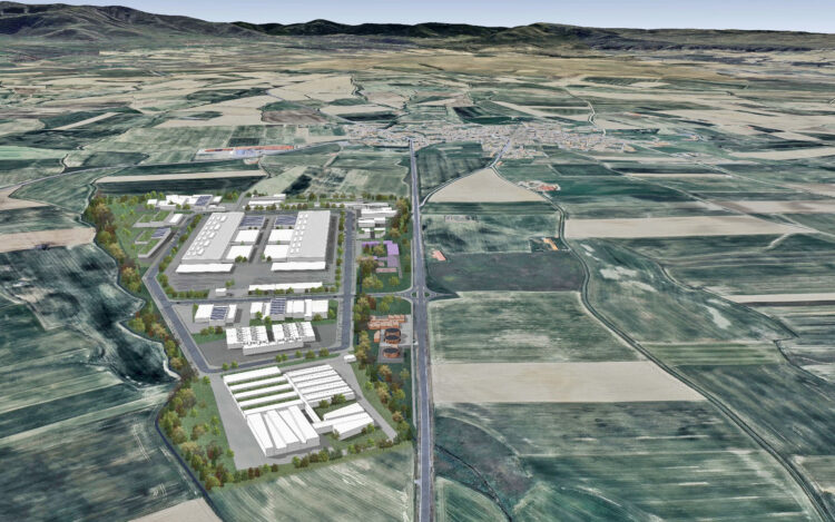 La Junta aprueba el Plan Regional de Ámbito Territorial de ‘Las Mangadas’ de Abades 1 Recreación del futuro polígono ‘Las Mangadas’ en el término municipal de Abades / JCYL